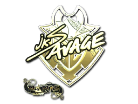 Sticker Jks Gold Paris 2023 CS GO Buy Sell On Market CS GO